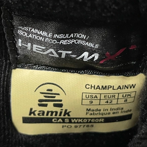 Kamik Men\'s Size 9 Champlain Wide Waterproof Winter Snow Boots Outdoors Zipper main image 16